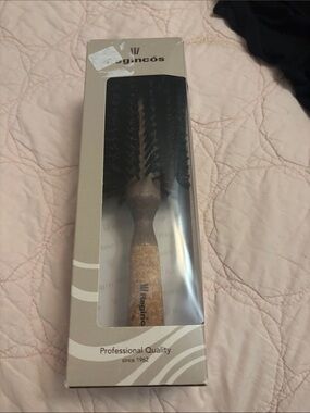 Regincos New “ALL NATURAL”Blowout Hair Brush(wood,cork,bristles)XL